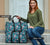 Hawaii Tropical Monstera Leaf Blue Hawaii Travel Bag - Polynesian Pride
