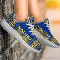 Nauru Sporty Sneakers - Polynesian Chief Flag Version - Polynesian Pride