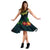 Polynesian Hawaii Kanaka Maoli Midi Dress - Heart with Hibiscus - Polynesian Pride