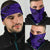 Polynesian Tattoo Purple Unisex Bandana - Polynesian Pride