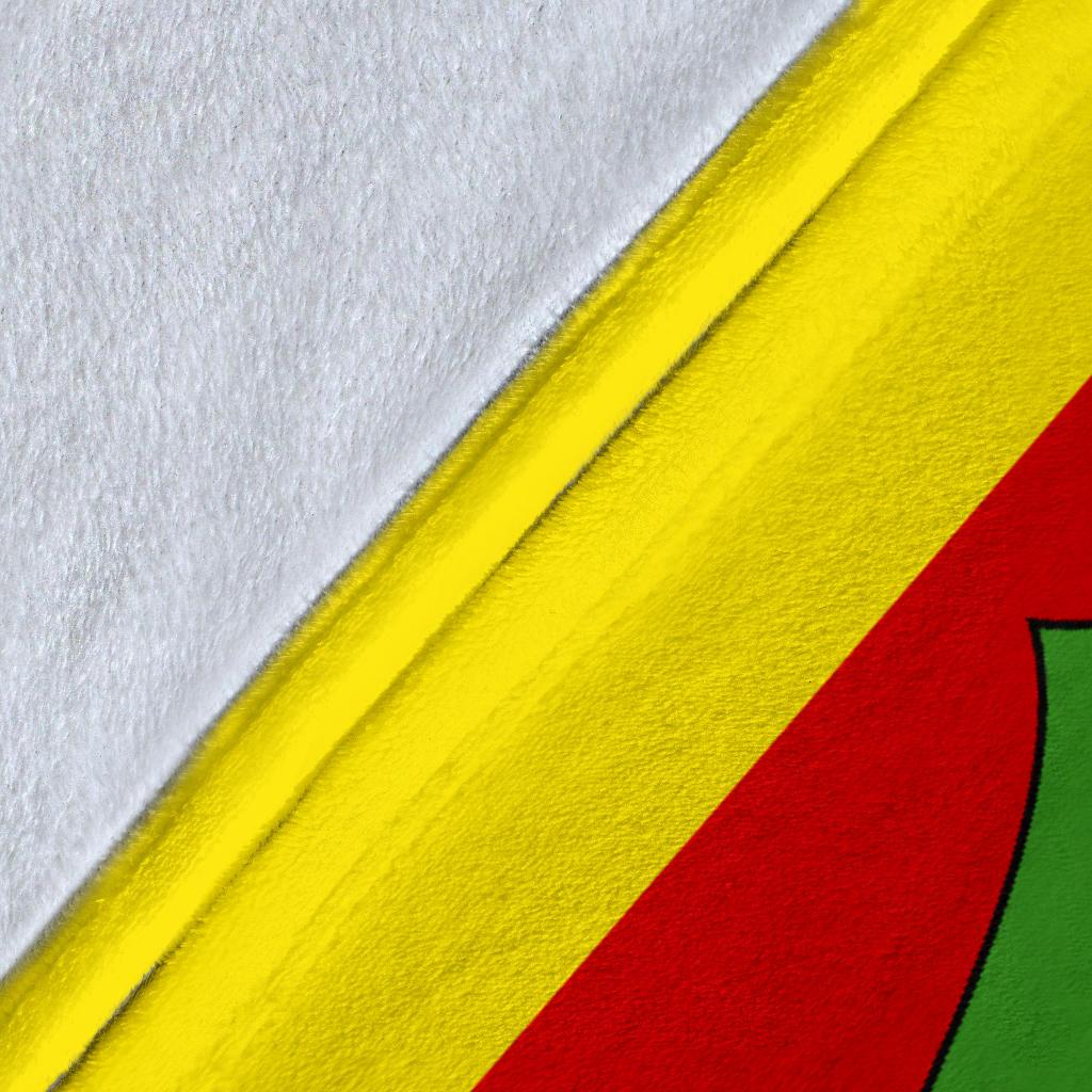 Kanaka Maoli Original Flag Premium Blanket - Polynesian Pride