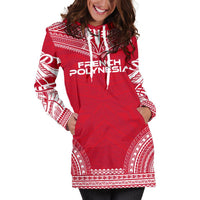 French Polynesia Women's Hoodie Dress - Polynesian Flag Chief - Polynesian Pride