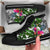 Palau High Top Shoes White - Turtle Plumeria Banana Leaf Crest - Polynesian Pride
