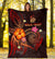 New Caledonia Polynesian Personalised Premium Blanket - Legend of New Caledonia (Red) - Polynesian Pride