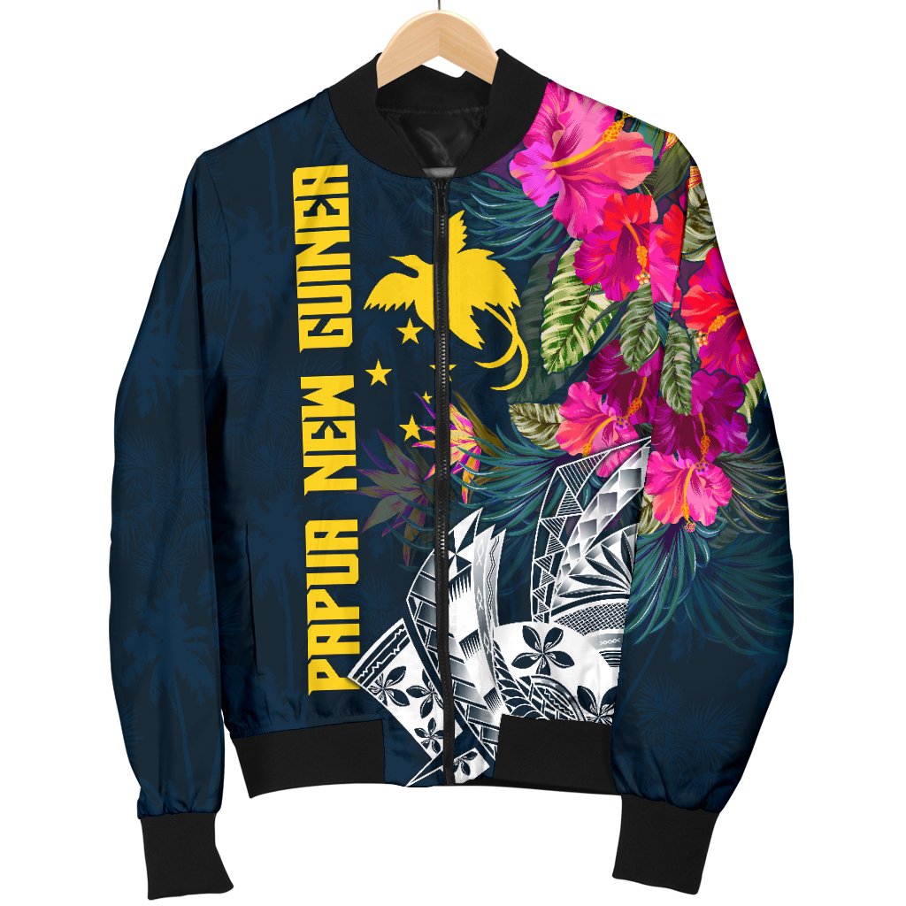 Papua New Guinea Men's Bomber Jacket - Summer Vibes - Polynesian Pride