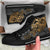 Tahiti Polynesian High Top Shoes - Gold Turtle Hibiscus Flowing - Polynesian Pride