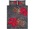 Hawaii Turtle Hibiscus Polynesian Quilt Bed Set - Khoi Style - AH Gray - Polynesian Pride