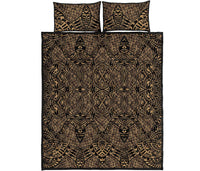 Hawaii Quilt Bed Set Polynesia Lauhala Mix AH - Polynesian Pride