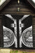 American Samoa Polynesian Premium Quilt - American Samoa Seal Armor Tattoo Black - Polynesian Pride