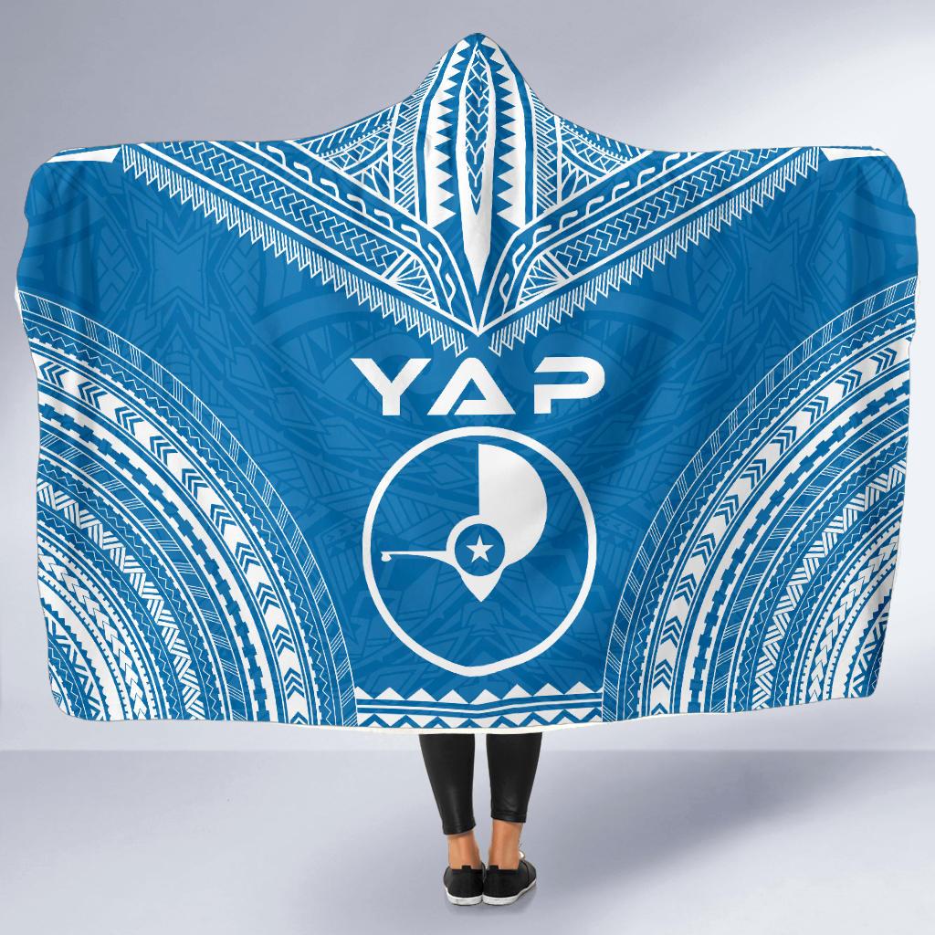 Yap Flag Polynesian Chief Hooded Blanket - Polynesian Pride