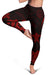 Palau Women's Leggings - Red Tentacle Turtle - Polynesian Pride