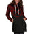 Gambier Islands Women Hoodie Dress - Gambier Islands Coat Of Arms Polynesian Red Black - Polynesian Pride