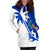 Pohnpei Hoodie Dress - Pohnpei Flag Coconut Tree K4 - Polynesian Pride