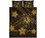 Hawaii Mix Polynesian Turtle Plumeria Quilt Bed Set - AH - Nick Style - Brown Brown - Polynesian Pride