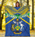 Solomon Islands Premium Blanket Simple Coat Of Arms Rugby - Polynesian Pride
