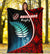 Aotearoa Rugby Black Maori Premium Blanket Kiwi and Silver Fern New Zealand - Polynesian Pride