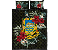 Tuvalu Polynesian Quilt Bed Set - Special Hibiscus - Polynesian Pride