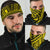 Polynesian Tatau Mixed Yellow Set Unisex Bandana - Polynesian Pride