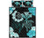 Hawaii Dream Catcher Hibiscus Plumeria Polynesian Turquoise - Quilt Bed Set AH Turquoise - Polynesian Pride