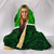 New Zealand Maori Rugby Hooded Blanket Pride Version - Green - Polynesian Pride