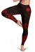 Nauru Women's Leggings - Red Tentacle Turtle - Polynesian Pride