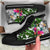 Niue High Top Shoes White - Turtle Plumeria Banana Leaf - Polynesian Pride