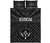 Kosrae Quilt Bed Set - Kosrae Flag In Polynesian Tattoo Style (Black) - Polynesian Pride