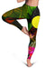 Palau Polynesian Women's Leggings - Hibiscus and Banana Leaves - Polynesian Pride