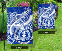 Northern Mariana Islands Flag - Seal CNMI With Curve Patterns - Polynesian Pride