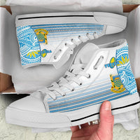 Tuvalu Rugby High Top Shoe Special - Polynesian Pride
