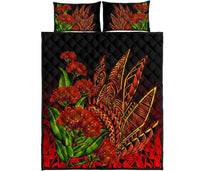 Polynesian Hawaii Quilt Bed Set - Ohia Lehua - Polynesian Pride