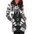 Niue Hoodie Dress - Polynesian Tattoo Black - Polynesian Pride