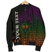 Hawaii Custom Personalised Men's Bomber Jacket - Hawaii Seal Rocket Style - Polynesian Pride