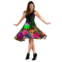 Nauru Women's Dress - Summer Hibiscus - Polynesian Pride