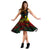 Tuvalu Polynesian Midi Dress - Turtle Hibiscus Reggae - Polynesian Pride