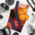 Gambier Islands Polynesian Men Tank Top - Sport Style Orange - Polynesian Pride