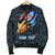 Fiji Personalised Men's Bomber Jacket - Fiji In Me (Blue) - Polynesian Pride