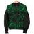 Hawaii Polynesian Men's Bomber Jacket - Green Sea Turtle Black - Green - Polynesian Pride