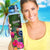 Samoa Hydro Tracking Bottle - Turtle Plumeria Banana Leaf - Polynesian Pride