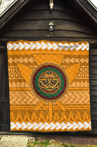 Hawaii Tiki Kanaka Polynesian - Premium Quilt AH - Polynesian Pride
