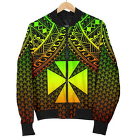 Polynesian Wallis and Futuna Personalised Men's Bomber Jacket - Reggae Vintage Polynesian Patterns - Polynesian Pride