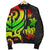 New Caledonia Men's Bomber Jacket - Reggae Tentacle Turtle - Polynesian Pride