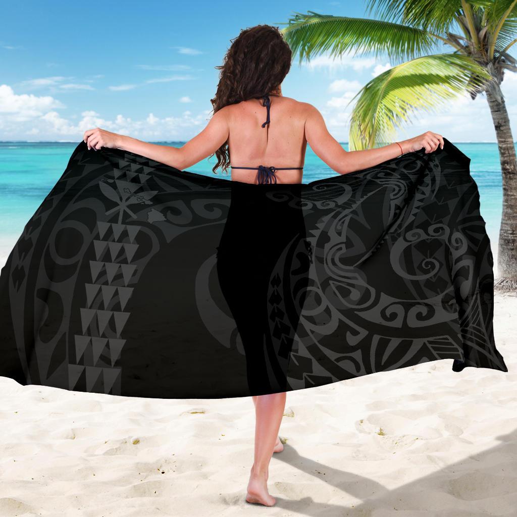 Kanaka Map Grey Polynesian Sarong - Polynesian Pride