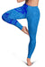 Blue Women Leggings Fiji Rugby Polynesian Waves Style - Polynesian Pride