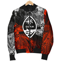 Guam Polynesian Men's Bomber - Vintage Polynesian - Polynesian Pride