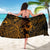 Niue Sarong - Turtle Hibiscus Pattern Gold - Polynesian Pride