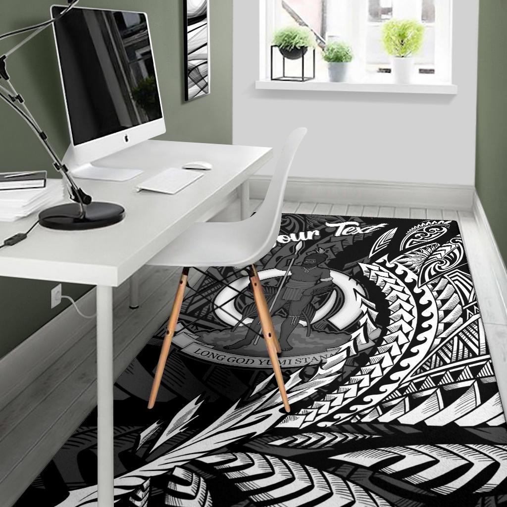 Vanuatu Area Rug - Custom Personalised Wings Style - Polynesian Pride