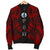 Federated States Of Micronesia Men Bomber Jackets - Polynesian Tattoo Red - Polynesian Pride