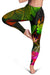 New Caledonia Polynesian Personalised Women's Leggings - Hibiscus and Banana Leaves - Polynesian Pride