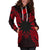 Nauru Polynesian Hoodie Dress Map Red - Polynesian Pride